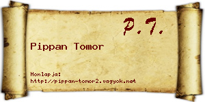 Pippan Tomor névjegykártya